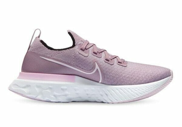 Fitness Mania - Nike React Infinity Run Flyknit Womens Plum Fog Pink Foam White