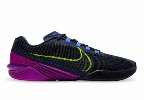 Fitness Mania - Nike React Metcon Turbo Womens Blackened Blue Cyber Red Plum Sapphire