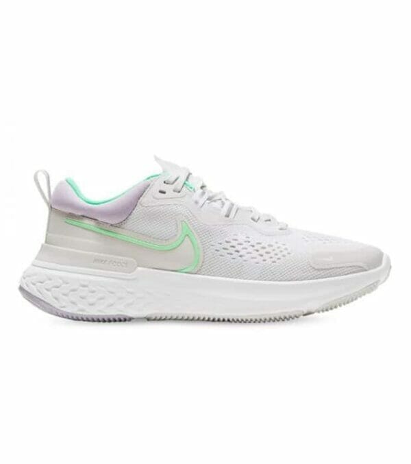 Fitness Mania - Nike React Miler 2 Womens Platinum Tint Green Glow White