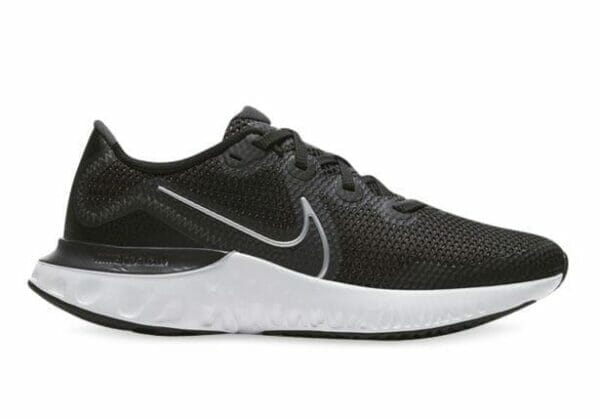 Fitness Mania - Nike Renew Run (Gs) Kids Black Metallic Silver White Wolf Grey