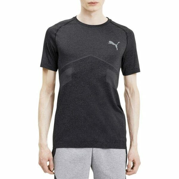 Fitness Mania - Puma Evostripe Seamless Tee Mens Black