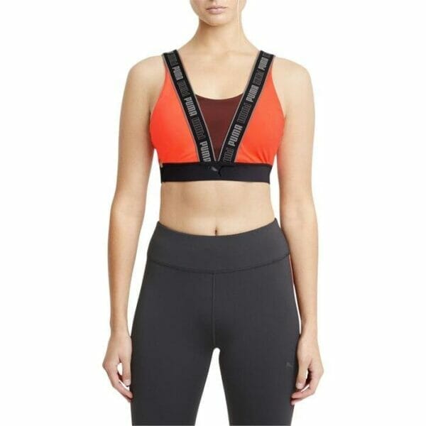 Fitness Mania - Puma High Impact Fast Launch Bra Womens Lava Blast