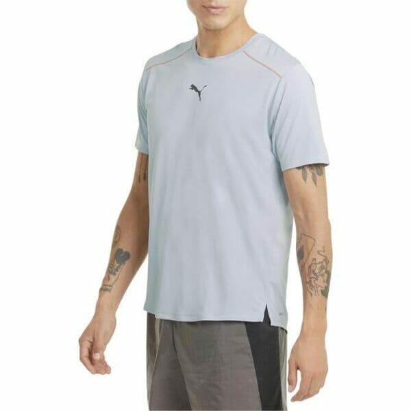 Fitness Mania - Puma Run Launch Cooladapt Tee Mens Grey Dawn