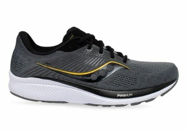 Fitness Mania - Saucony Guide 14 (2E)  Mens Charcoal Vizigold