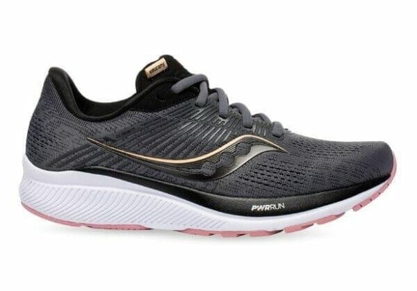 Fitness Mania - Saucony Guide 14 (D) Womens Charcoal Rose