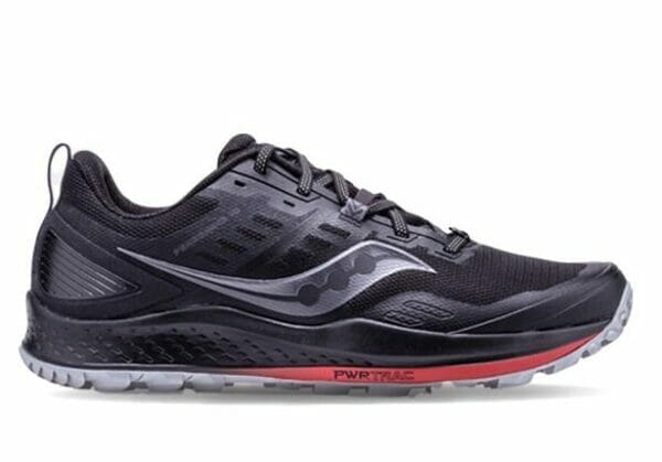 Fitness Mania - Saucony Peregrine 10 (2E) Mens Black Red