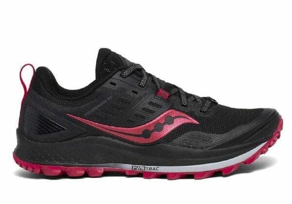 Fitness Mania - Saucony Peregrine 10 (D) Womens Black Barberry