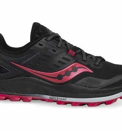 Fitness Mania - Saucony Peregrine 10 Womens Black Barberry