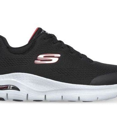 Fitness Mania - Skechers Arch Fit Mens Black Red