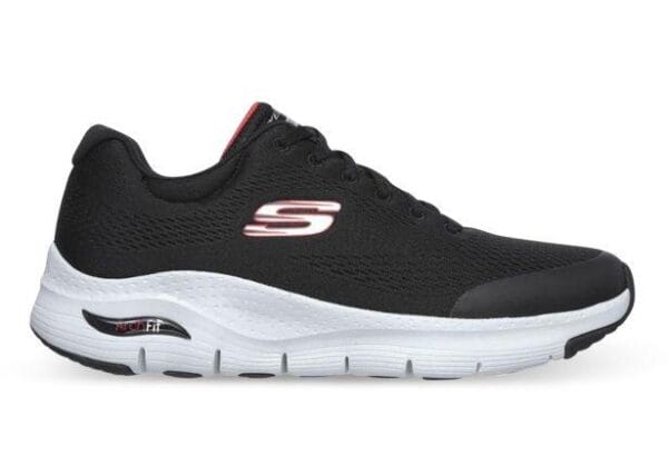 Fitness Mania - Skechers Arch Fit Mens Black Red