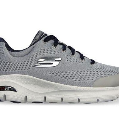 Fitness Mania - Skechers Arch Fit Mens Grey Navy