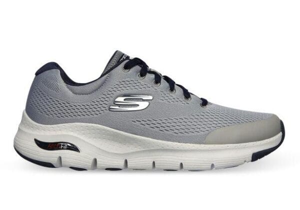 Fitness Mania - Skechers Arch Fit Mens Grey Navy