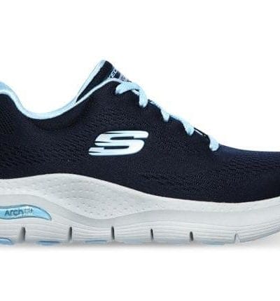 Fitness Mania - Skechers Arch Fit Sunny Outlook Womens Navy Light Blue