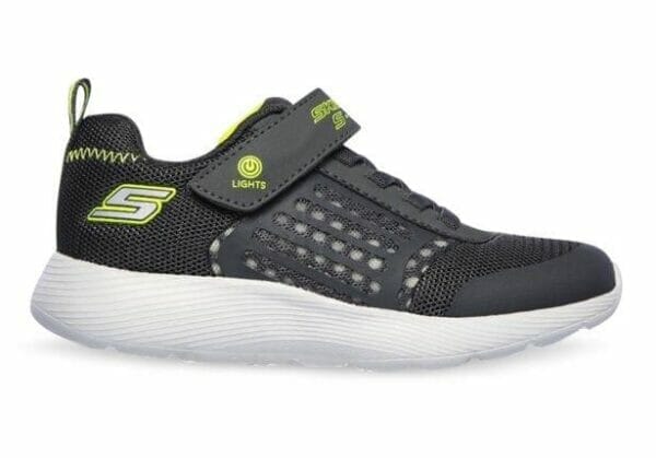 Fitness Mania - Skechers Dyna Lights Kids Charcoal Yellow