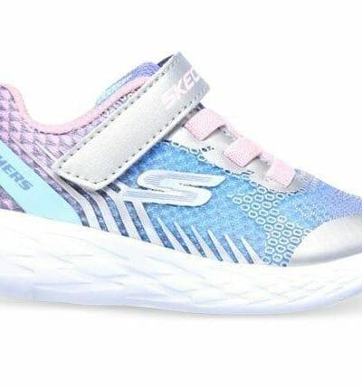 Fitness Mania - Skechers Go Run 600 Radiant Runner (Td) Kids Silver Multi