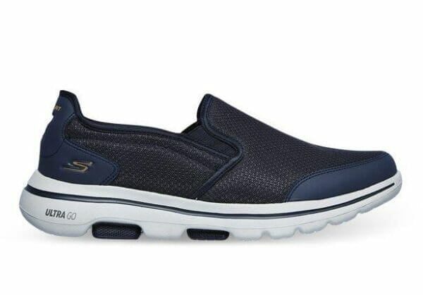 Fitness Mania - Skechers Go Walk 5 Delco Mens Navy Grey