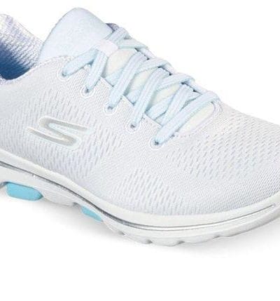 Fitness Mania - Skechers Go Walk 5 Lake Views Womens White Blue