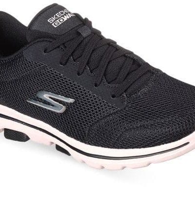 Fitness Mania - Skechers Go Walk 5 Lucky Womens Black Pink