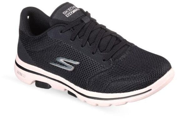 Fitness Mania - Skechers Go Walk 5 Lucky Womens Black Pink