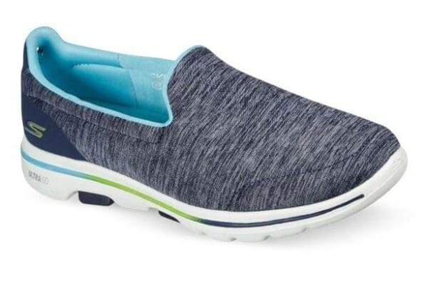 Fitness Mania - Skechers Go Walk 5 Surprise Womens Navy Turquoise