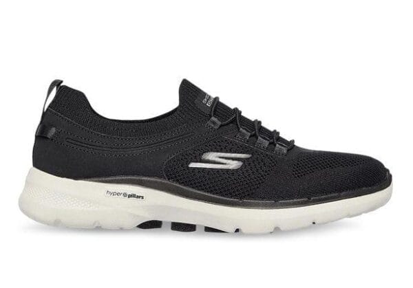 Fitness Mania - Skechers Go Walk 6 Womens Black Rose Gold