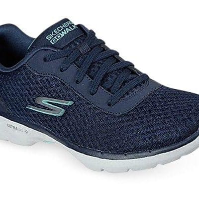 Fitness Mania - Skechers Go Walk 6 Womens Navy Turquoise