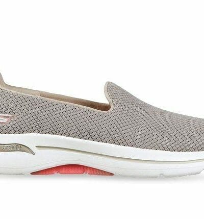 Fitness Mania - Skechers Go Walk Arch Fit Grateful Womens Taupe Coral