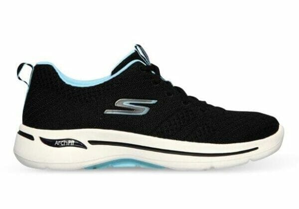 Fitness Mania - Skechers Go Walk Arch Fit Unify Womens Black Aqua