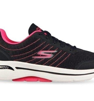 Fitness Mania - Skechers Go Walk Arch Fit Womens Black Pink