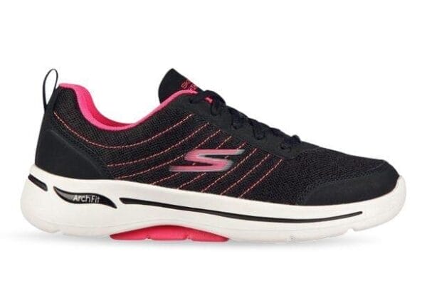 Fitness Mania - Skechers Go Walk Arch Fit Womens Black Pink