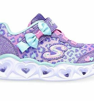 Fitness Mania - Skechers Heart Lights (Td) Kids Lavender Aqua