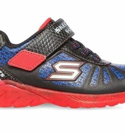 Fitness Mania - Skechers Illumi Brights Tuff Track (Td) Kids Black Red Blue