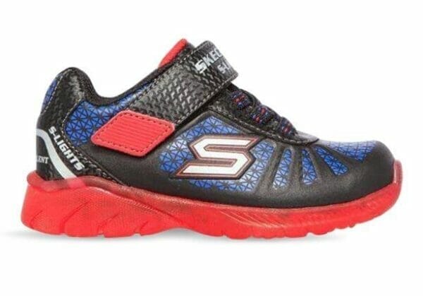 Fitness Mania - Skechers Illumi Brights Tuff Track (Td) Kids Black Red Blue