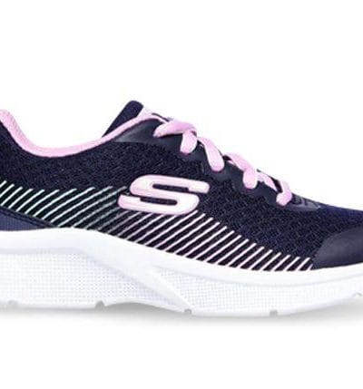 Fitness Mania - Skechers Microspec Radient Runner (Gs) Kids Navy Lavender