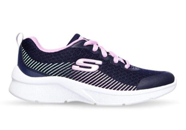 Fitness Mania - Skechers Microspec Radient Runner (Gs) Kids Navy Lavender