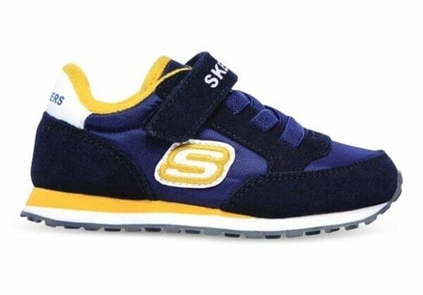 Fitness Mania - Skechers Retro Sneaks Gorvox (Td) Kids Navy Gold