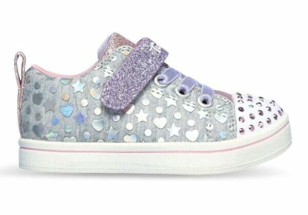 Fitness Mania - Skechers Sparkle Rayz Heather & Shine (Ps) Kids Grey Multi