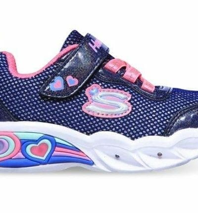 Fitness Mania - Skechers Sweetheartlights Shimmerspells (Td) Kids Navy Multi