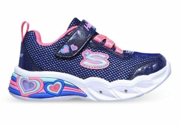 Fitness Mania - Skechers Sweetheartlights Shimmerspells (Td) Kids Navy Multi