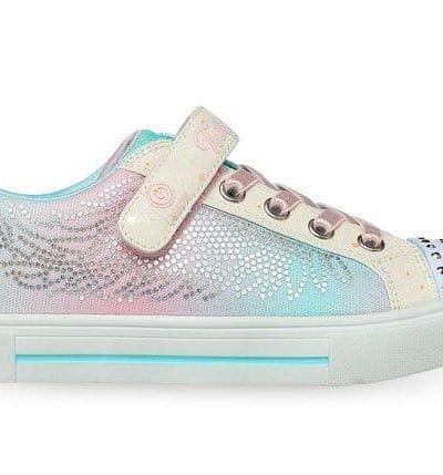 Fitness Mania - Skechers Twinkle Sparks Winged Magic (Ps) Kids White Multi