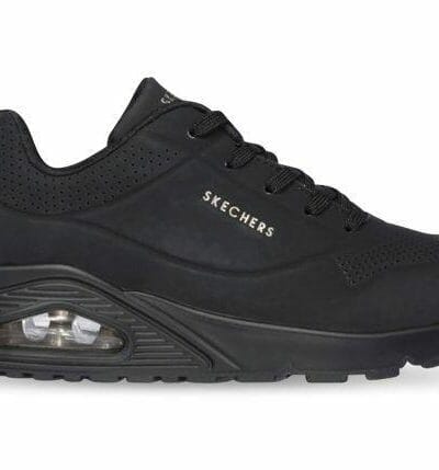 Fitness Mania - Skechers Uno Stand On Air Womens Black Black