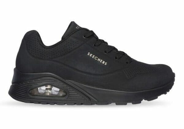 Fitness Mania - Skechers Uno Stand On Air Womens Black Black