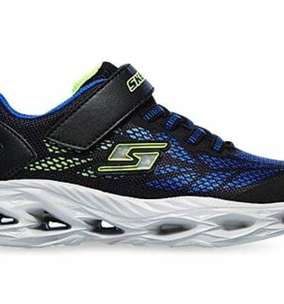 Fitness Mania - Skechers Vortex-Flash (Ps) Kids Black Blue Lime