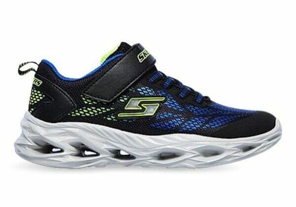 Fitness Mania - Skechers Vortex-Flash (Ps) Kids Black Blue Lime