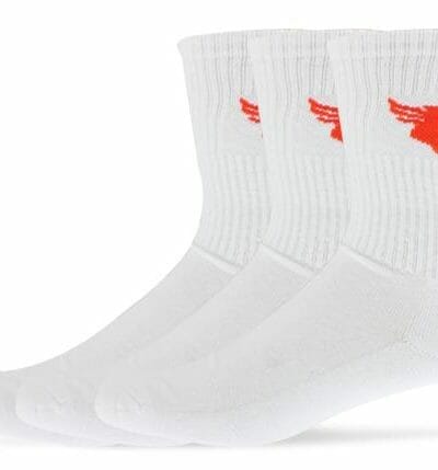 Fitness Mania - The Athlete'S Foot Crew Sock 3 Pack White