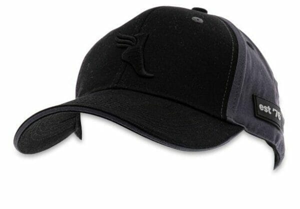 Fitness Mania - The Athletes Foot Sandwich Peak Cap Black Grey Black