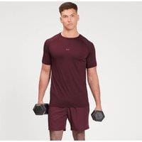 Fitness Mania - MP Men's Fade Graphic Training Short Sleeve T-Shirt - Washed Oxblood - L