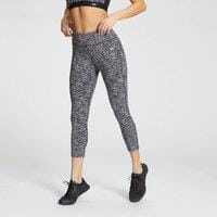 Fitness Mania - MP Women's Power 3/4 Leggings - Black Space Dye - L