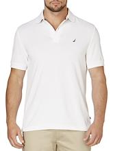 Fitness Mania - Nautica Short Sleeve Solid Anchor Polo White