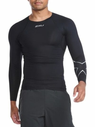 Fitness Mania - 2XU Core Compression Mens Long Sleeve Running Top